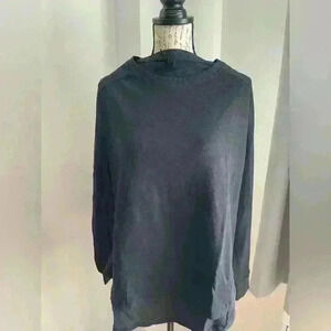 Women’s basic black long sleeve tee shirt size XL
